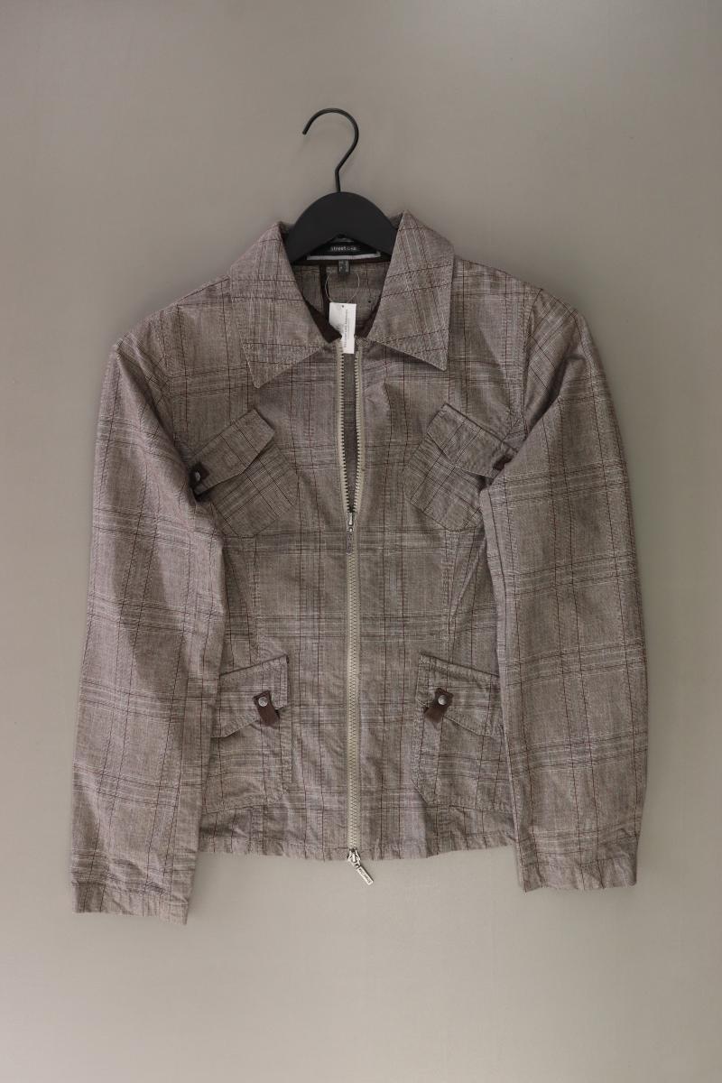 Street One Übergangsjacke Gr. 38 Vintage braun aus Baumwolle