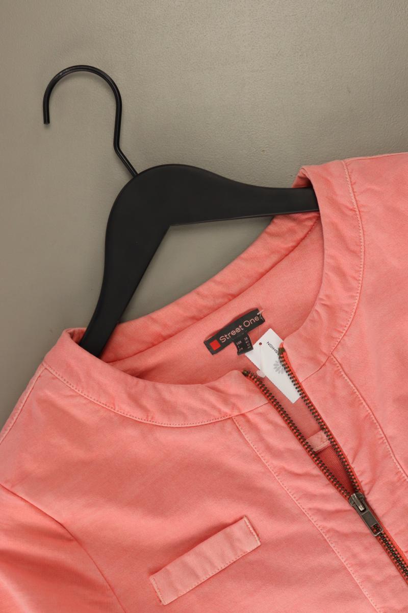 Street One Übergangsjacke Gr. 38 rosa aus Baumwolle