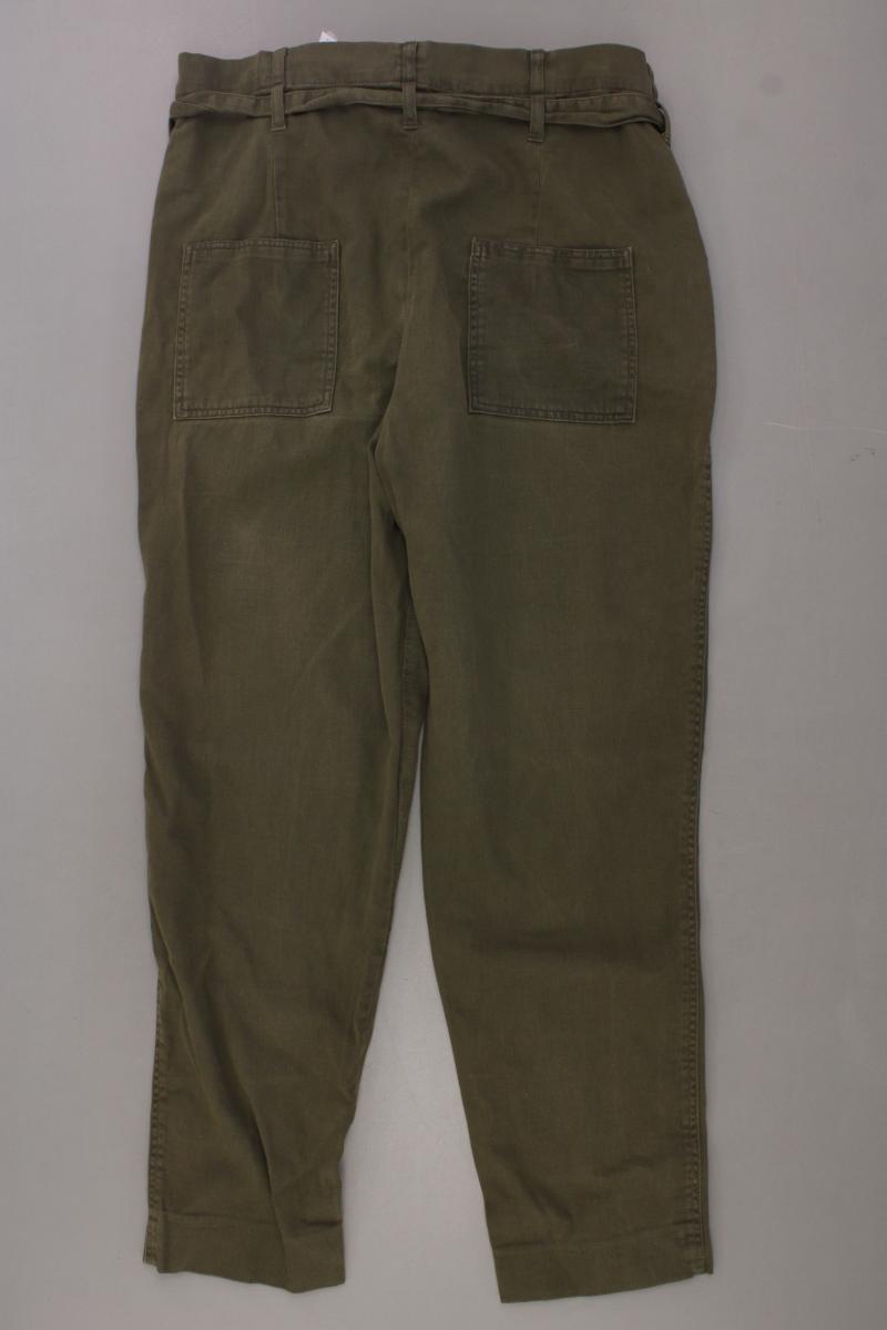 Zara Hose Gr. XS olivgrün aus Baumwolle