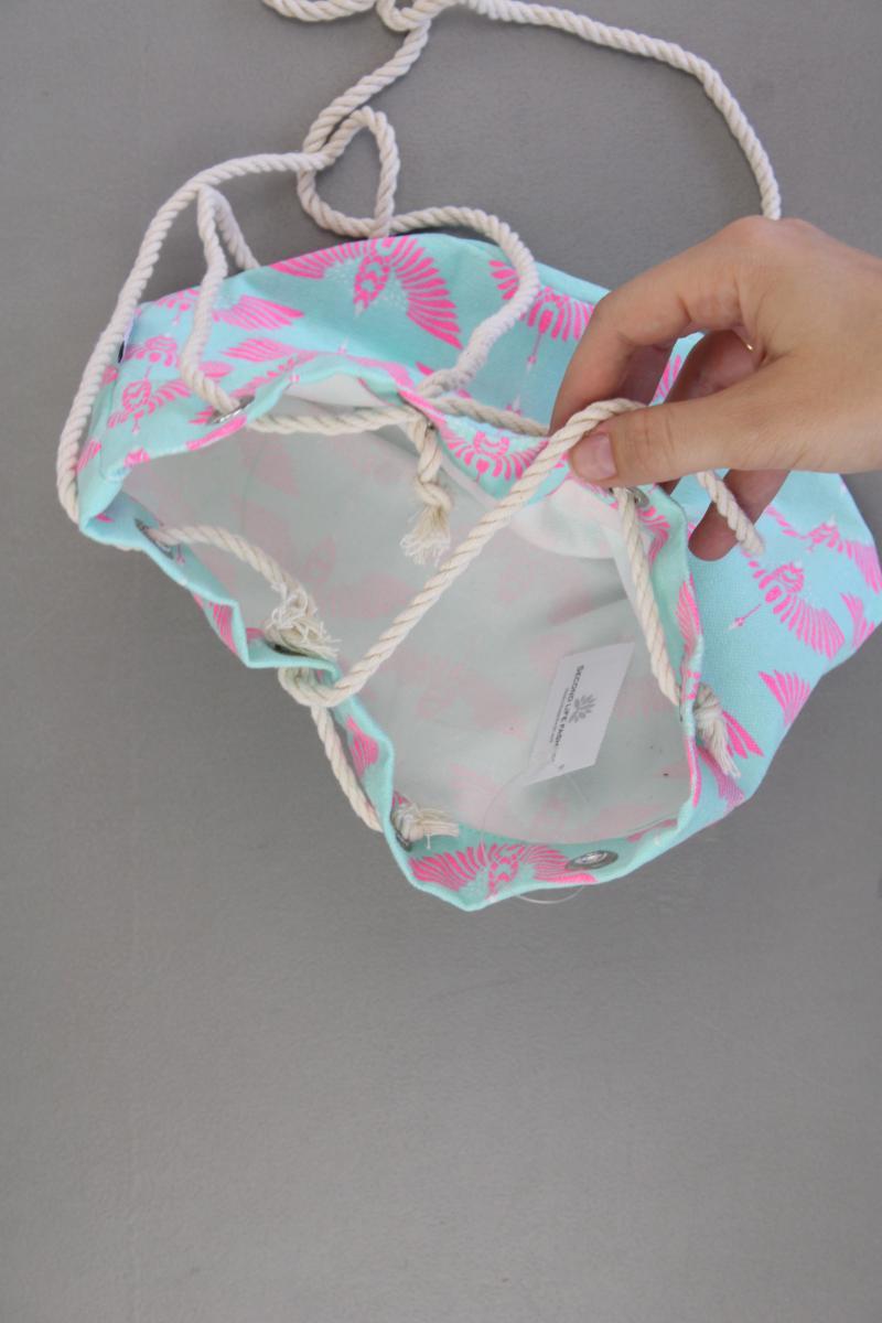 Beuteltasche türkis
