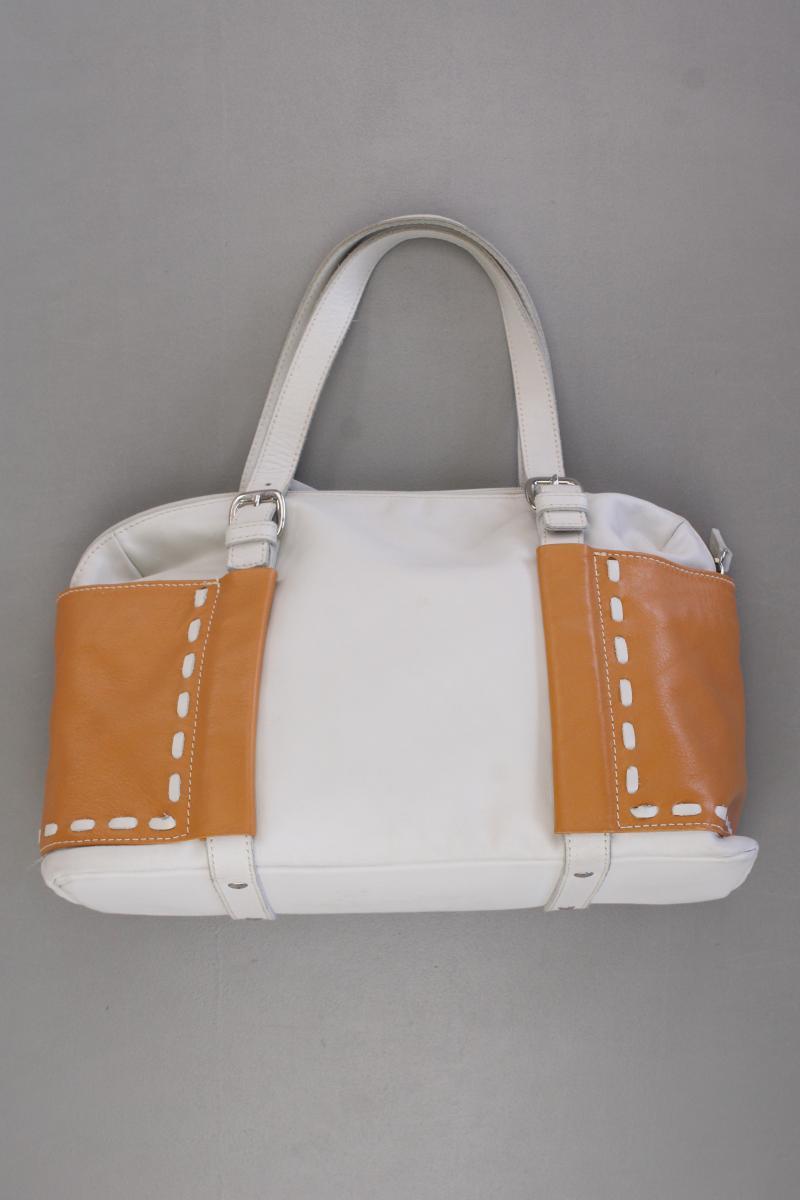 Henkeltasche weiß aus Kunstleder