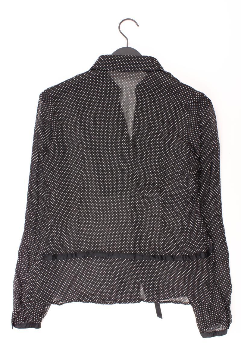 Esprit Langarmbluse Gr. 38 schwarz