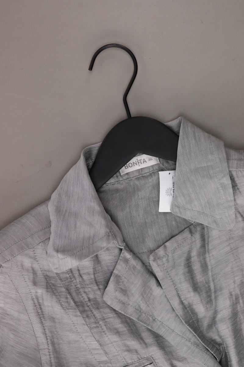 Bonita Regular Bluse Gr. 36 3/4 Ärmel grau