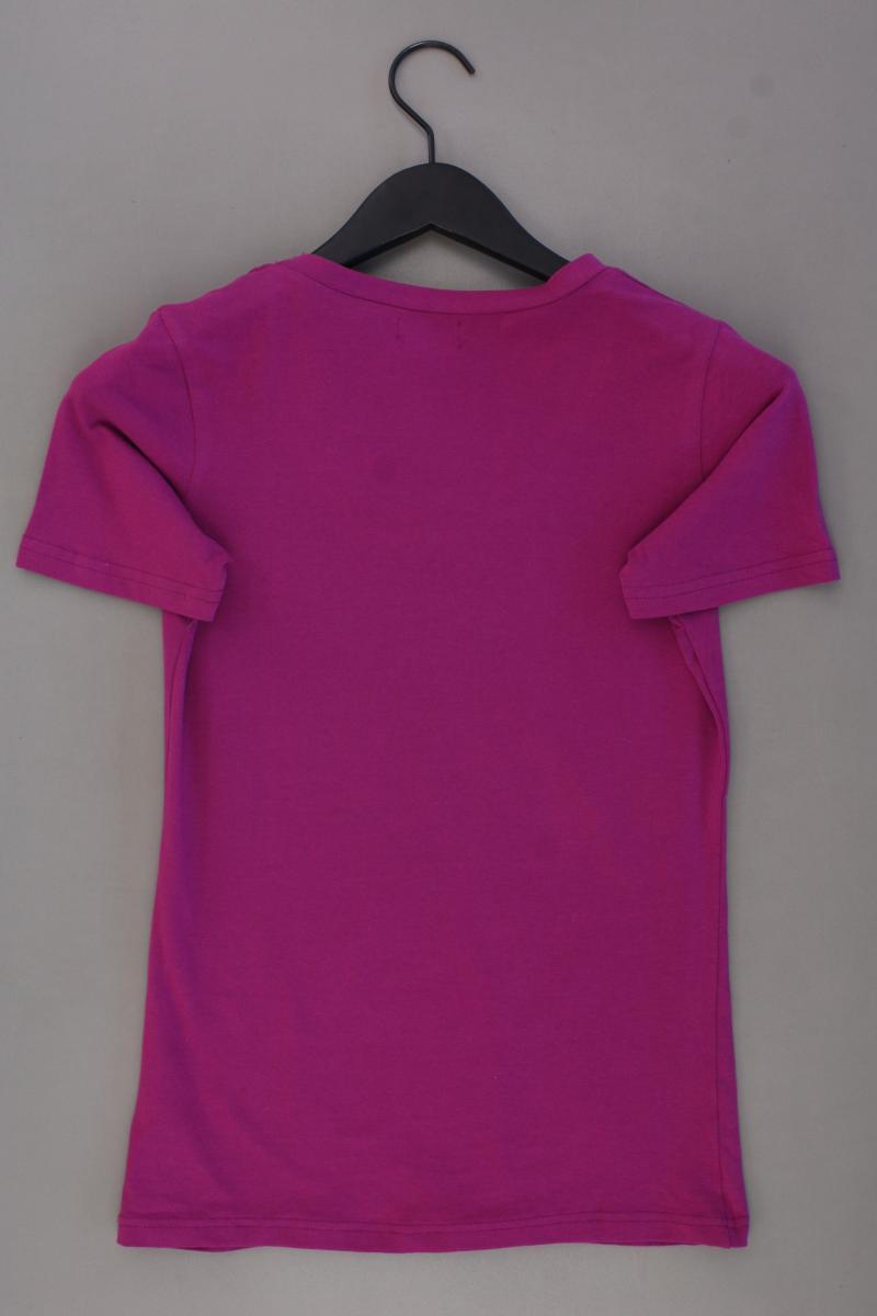 Miss H. T-Shirt Gr. 38 Kurzarm lila aus Baumwolle
