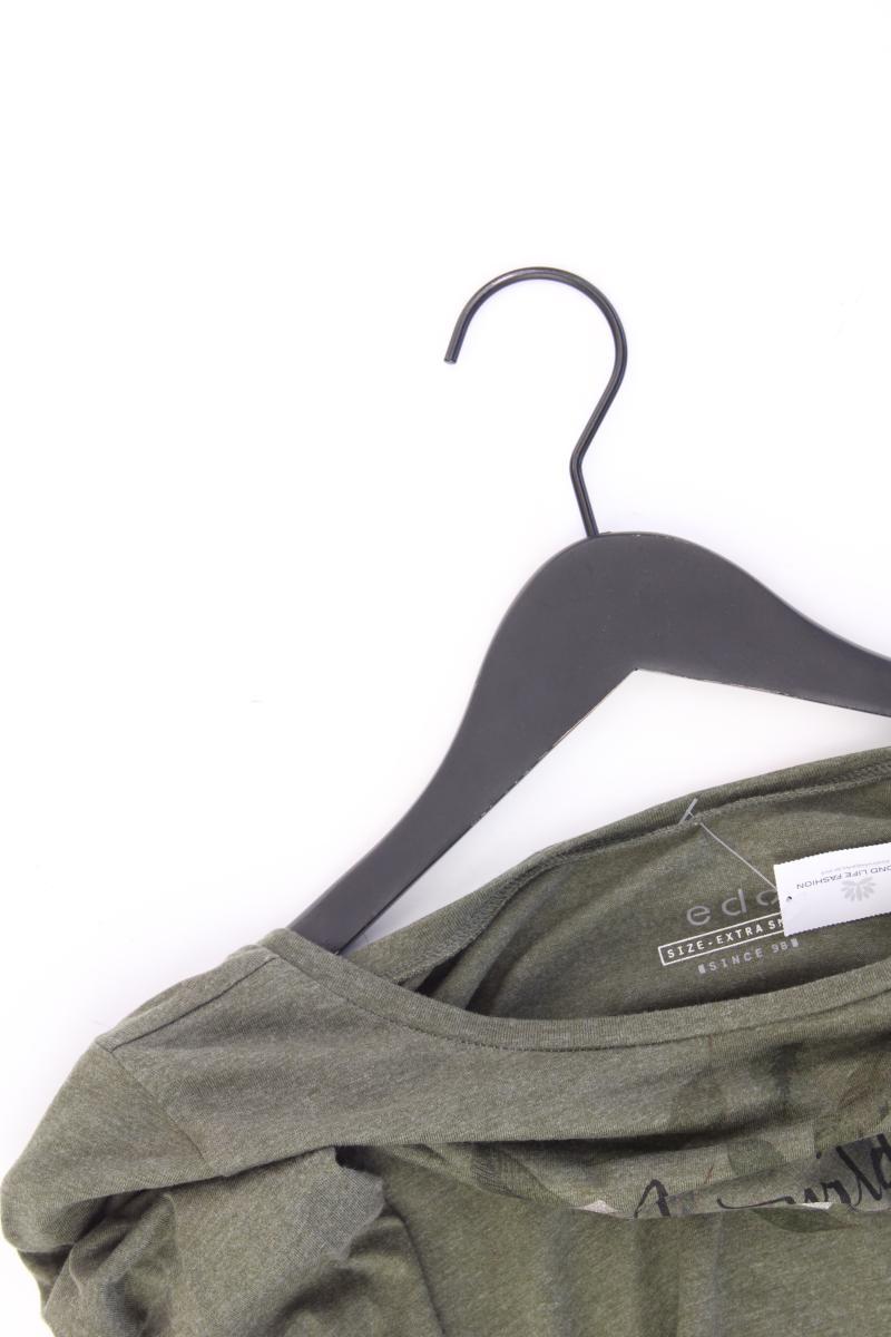 edc by Esprit Longsleeve-Shirt Gr. XS Langarm olivgrün