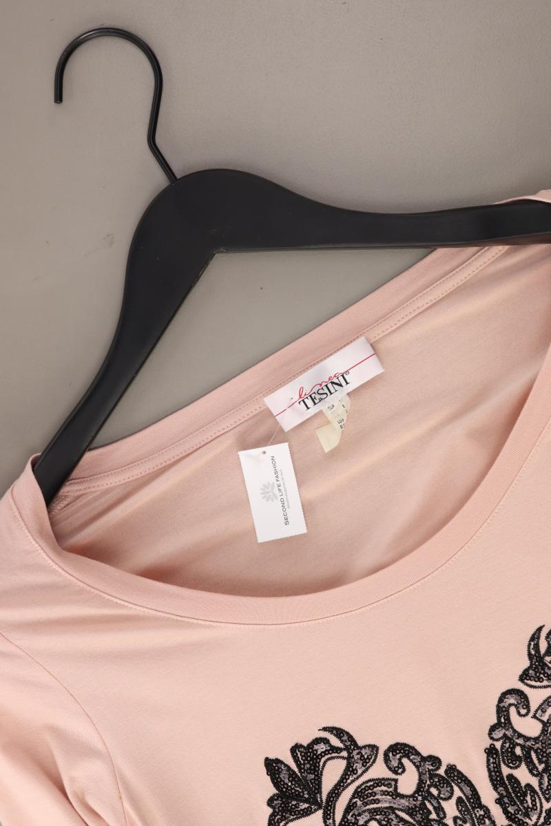 Tesini Langarmshirt Gr. 34 rosa aus Viskose