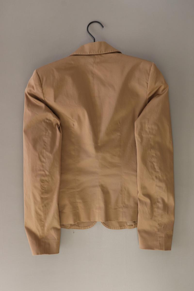 Mango Classic Blazer Gr. 34 braun aus Baumwolle