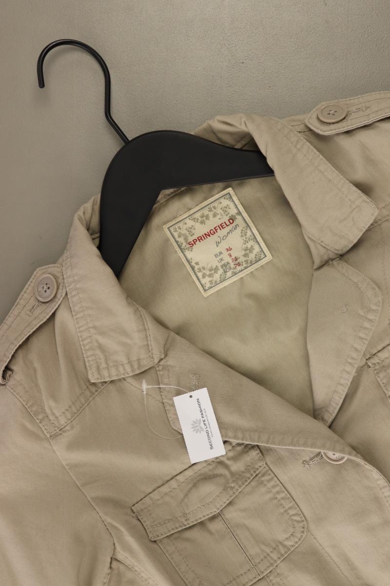 Springfield Übergangsjacke Gr. 36 creme aus Polyester