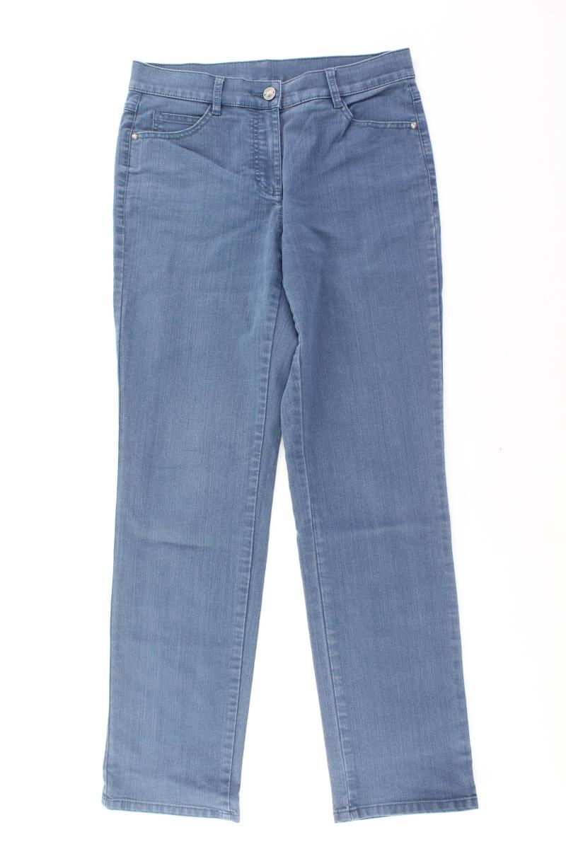 LEBEK Barbara Lebek Straight Jeans Gr. 38 blau aus Baumwolle