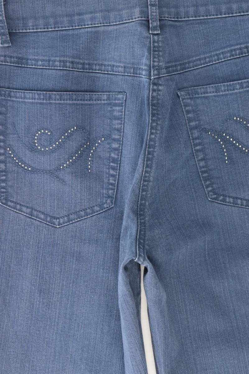 LEBEK Barbara Lebek Straight Jeans Gr. 38 blau aus Baumwolle