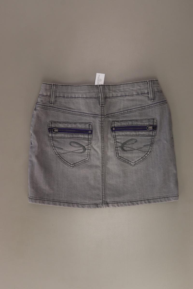 edc by Esprit Jeansrock Gr. 32 grau aus Baumwolle