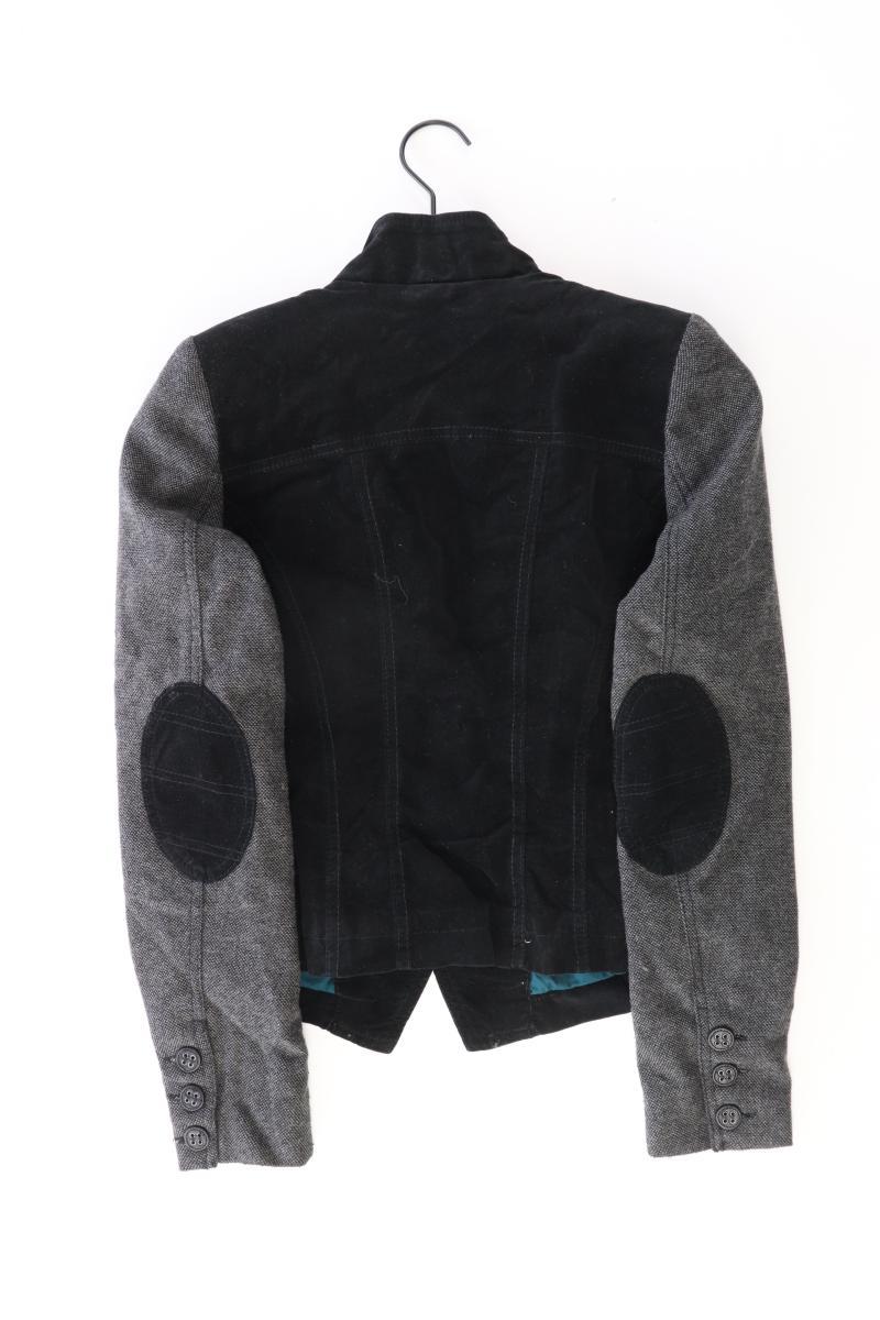 Cecil Übergangsjacke Gr. XS grau aus Baumwolle