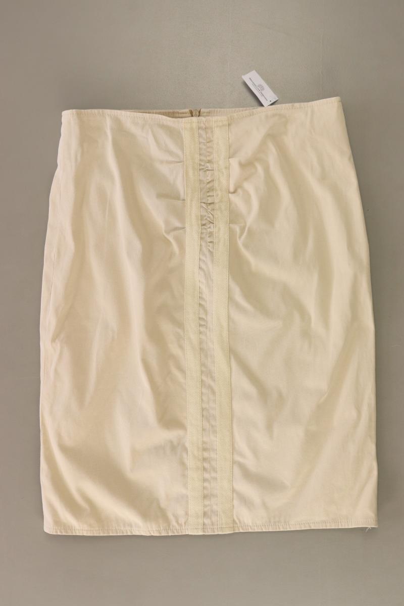 Dorothee Schumacher Bleistiftrock Gr. S creme aus Baumwolle