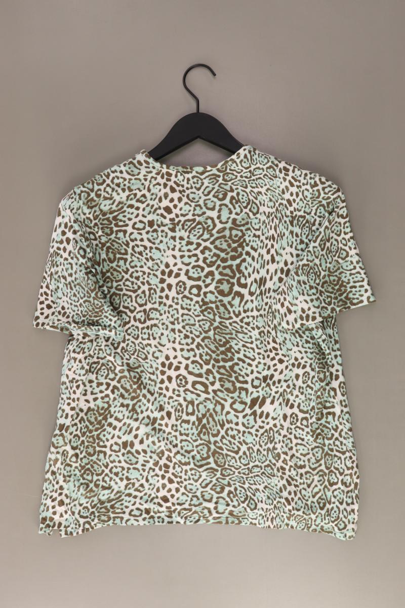 FRANKENWÄLDER T-Shirt Gr. 44 mit Tierdruck Kurzarm grün aus Viskose