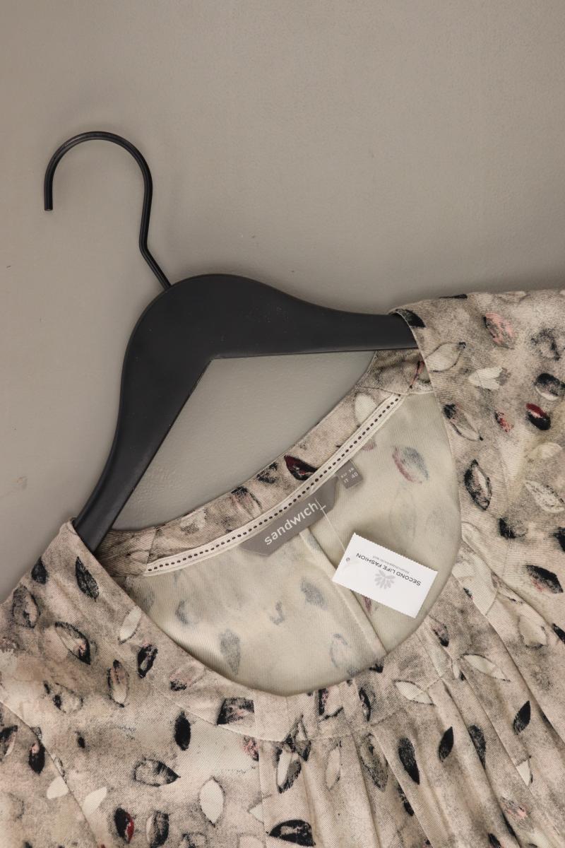 Sandwich_ Classic Bluse Gr. 36 3/4 Ärmel braun aus Viskose