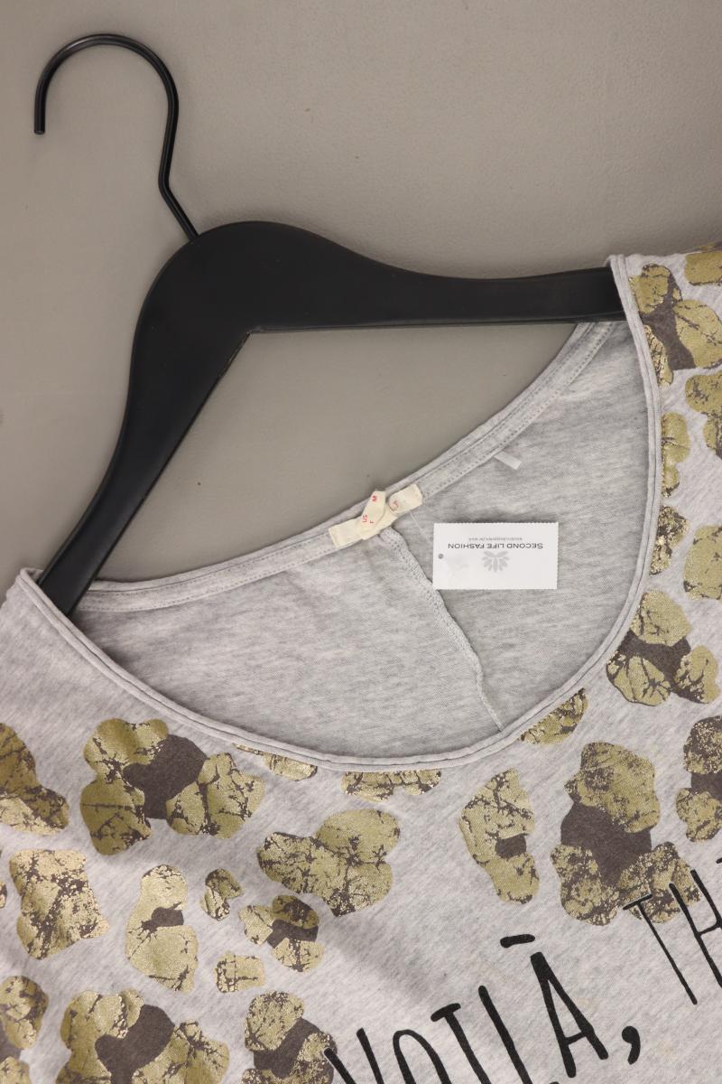 Esprit T-Shirt Gr. S Kurzarm grau aus Baumwolle