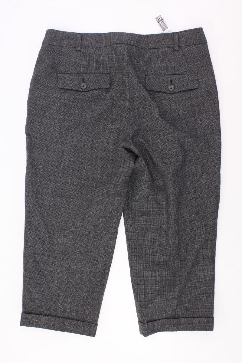 René Lezard Wollhose Gr. 34 kariert grau aus Schurwolle