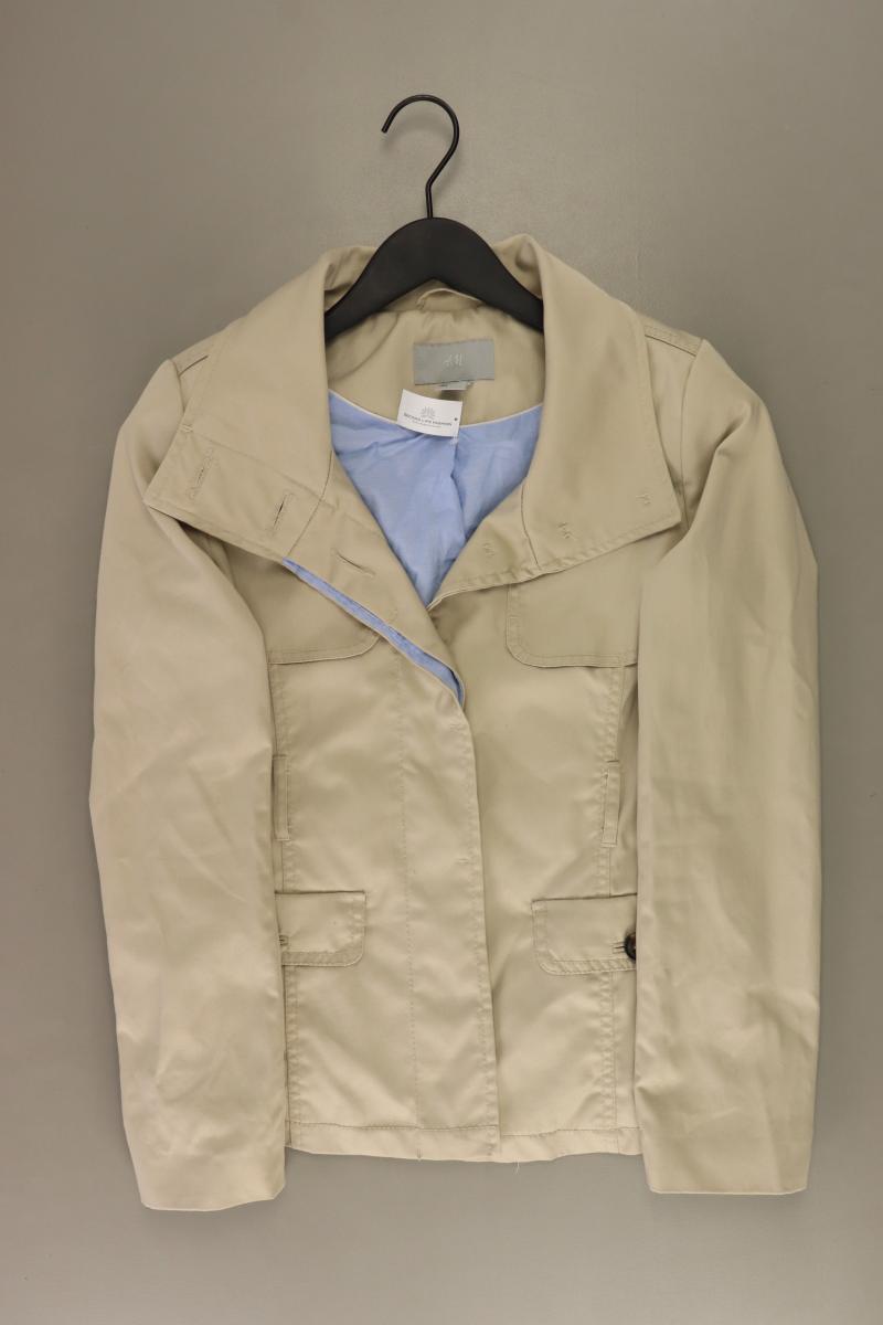 H&M Übergangsjacke Gr. 34 creme aus Polyester