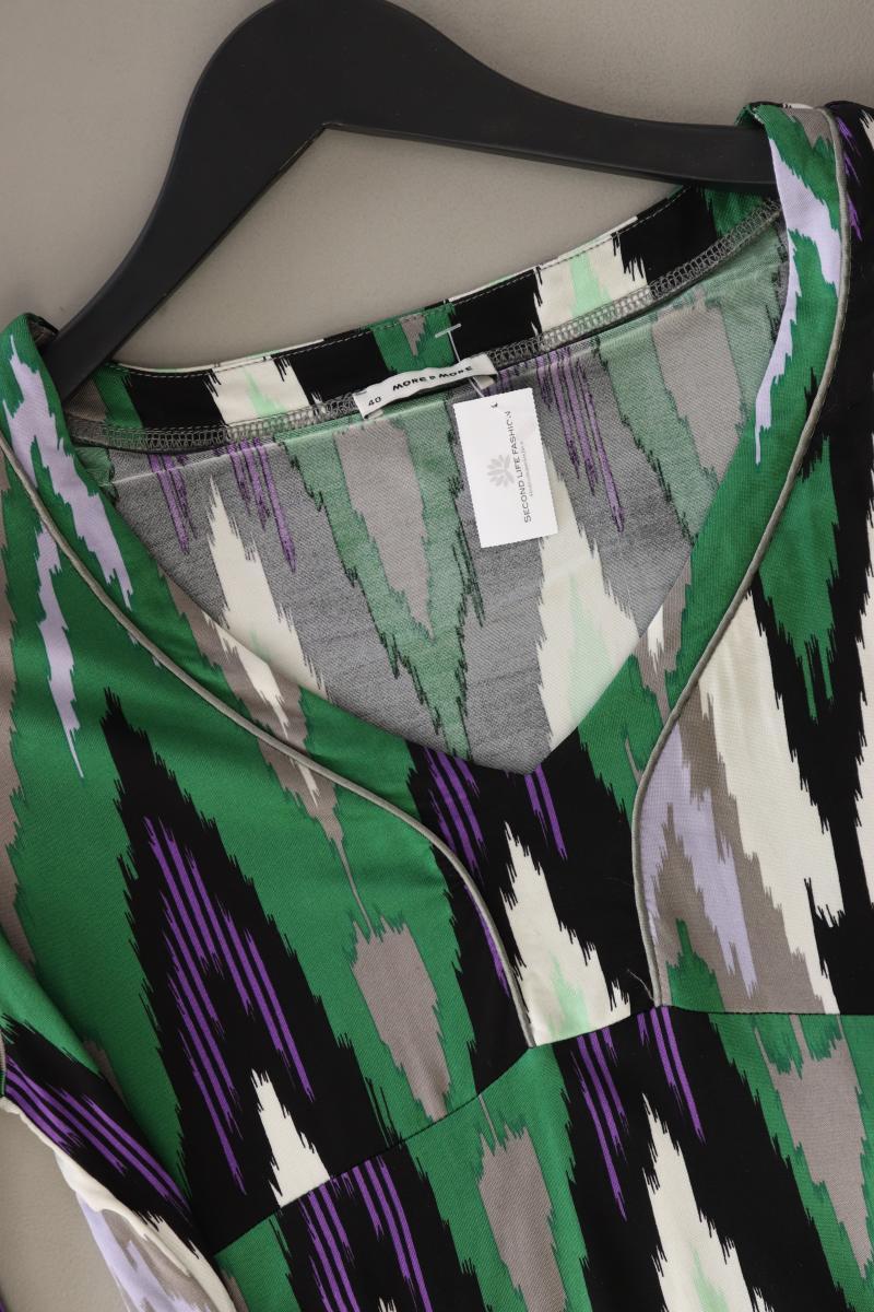 More&More Batikshirt Gr. 40 mit Batikmuster mit Gürtel Langarm mehrfarbig
