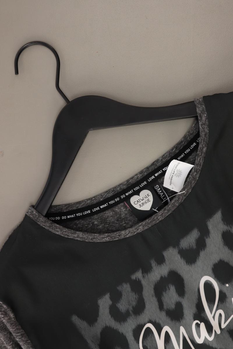 Catwalk Junkie Comfort Bluse Gr. S 3/4 Ärmel grau aus Polyester