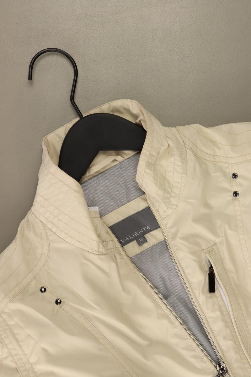 VALIENTE Übergangsjacke Gr. 34 creme aus Polyester