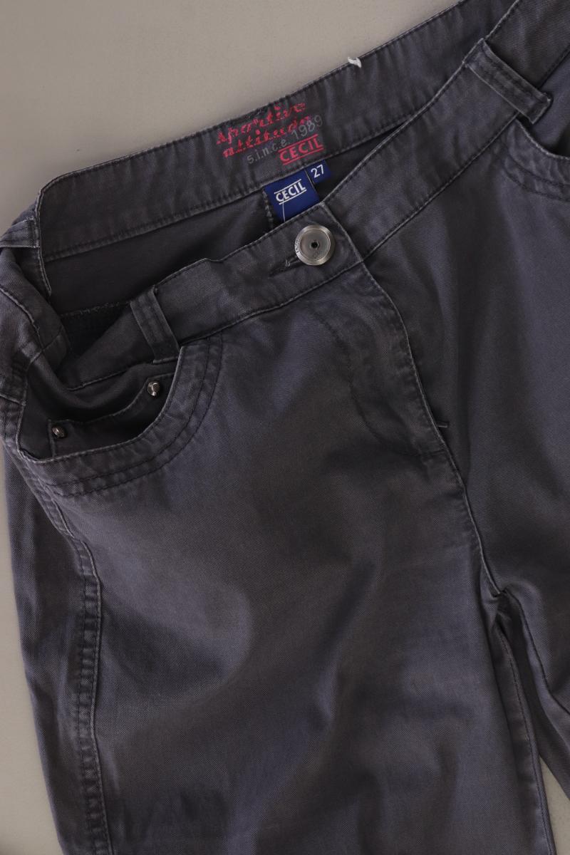 Cecil Hose Gr. W27 grau