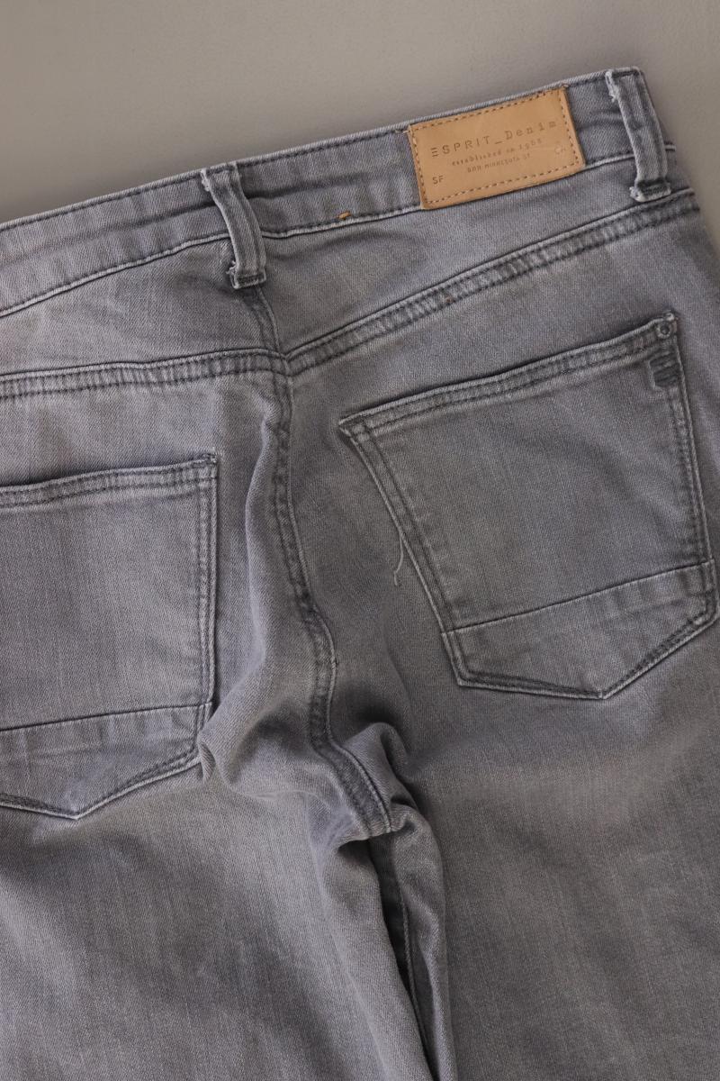 Esprit Straight Jeans Gr. W26/L32 grau aus Baumwolle