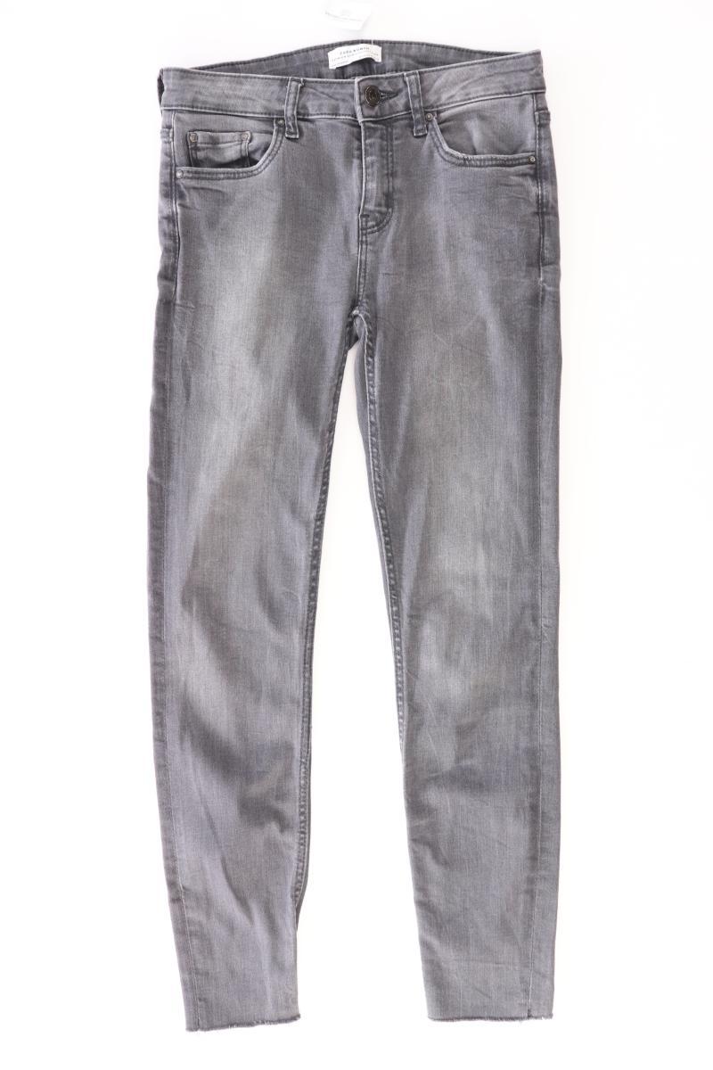 Zara Skinny Jeans Gr. 34 grau aus Baumwolle