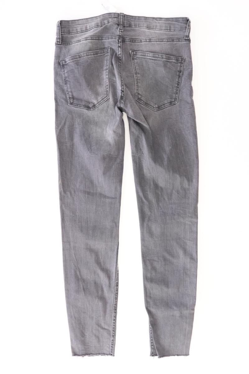 Zara Skinny Jeans Gr. 34 grau aus Baumwolle