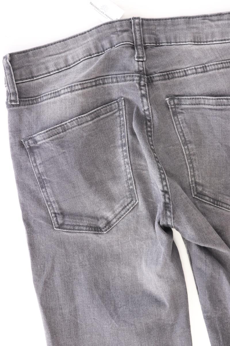 Zara Skinny Jeans Gr. 34 grau aus Baumwolle