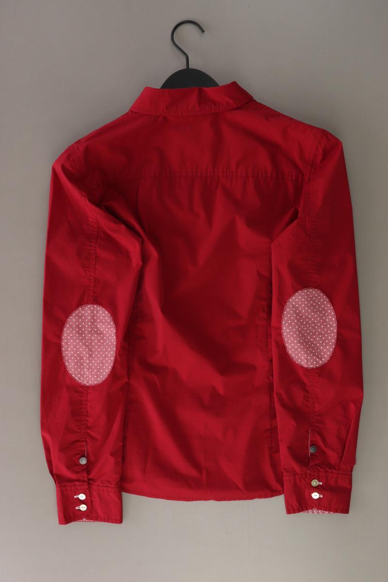 Tom Tailor Langarmbluse Gr. 38 rot aus Baumwolle