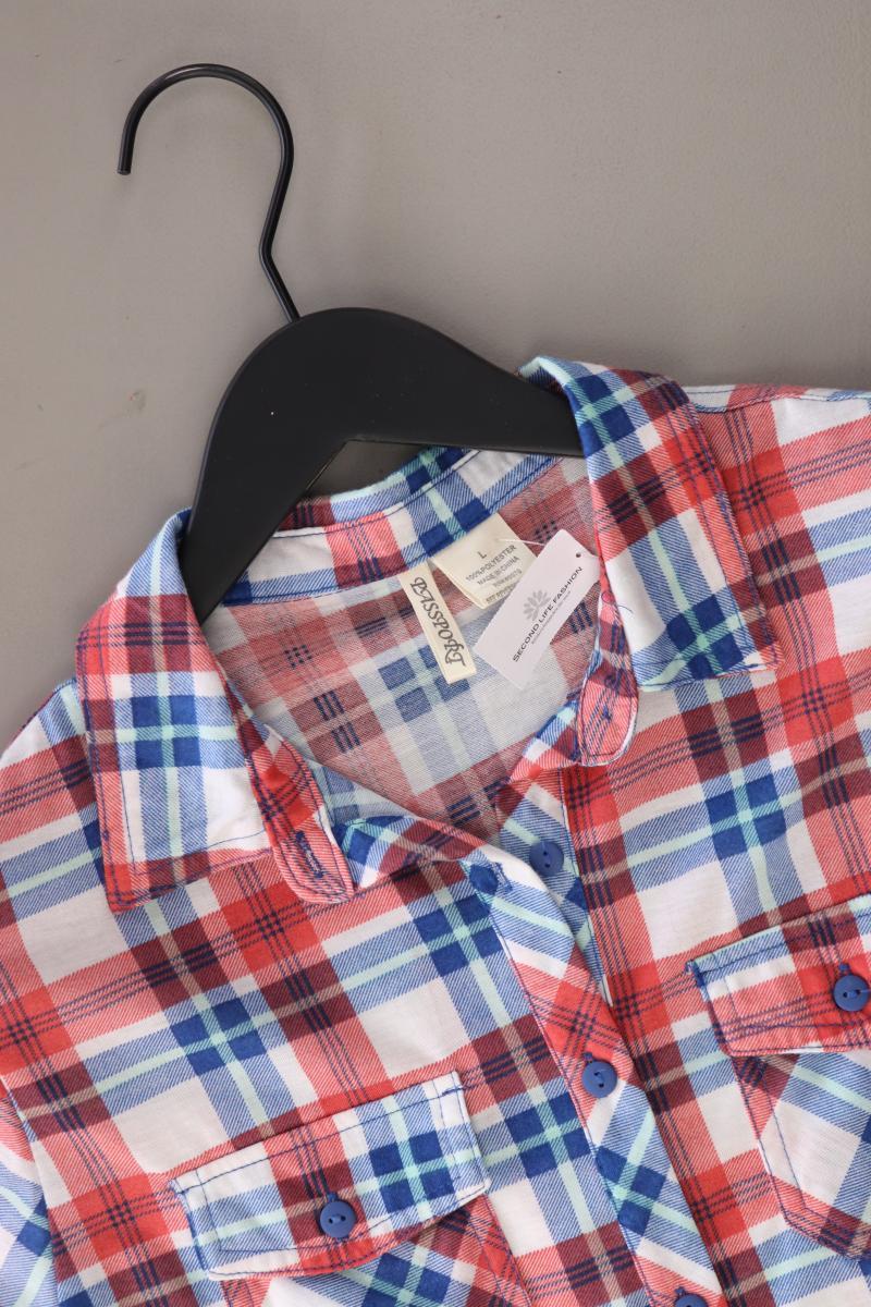 Passport Karobluse Gr. L kariert Kurzarm mehrfarbig aus Polyester
