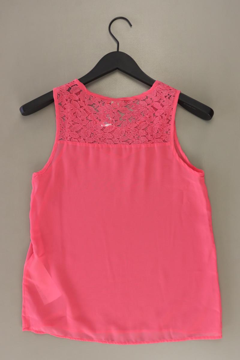 Only Chiffonbluse Gr. 34 Ärmellos pink aus Polyester