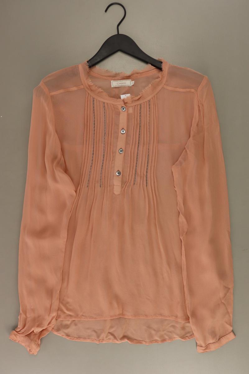 Cream Langarmbluse Gr. 40 rosa