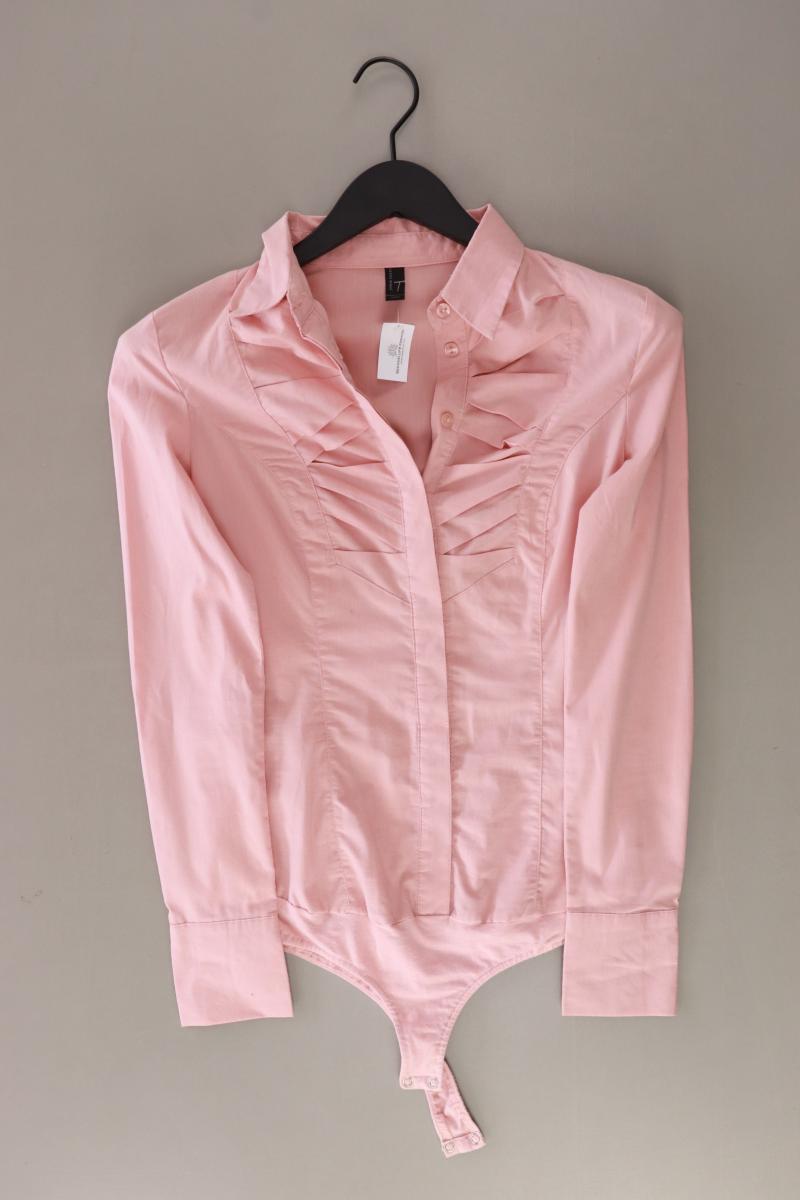 Vero Moda Bodybluse Gr. XS Langarm rosa aus Baumwolle