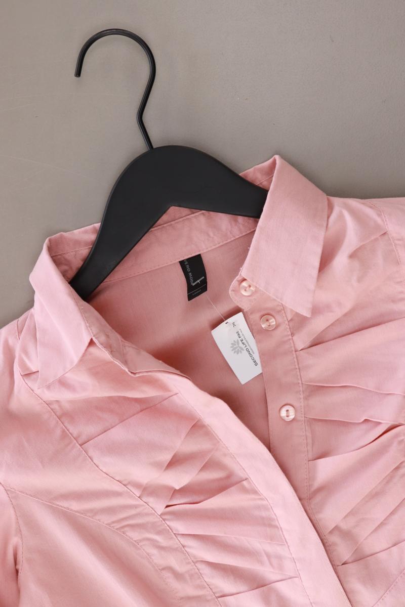 Vero Moda Bodybluse Gr. XS Langarm rosa aus Baumwolle
