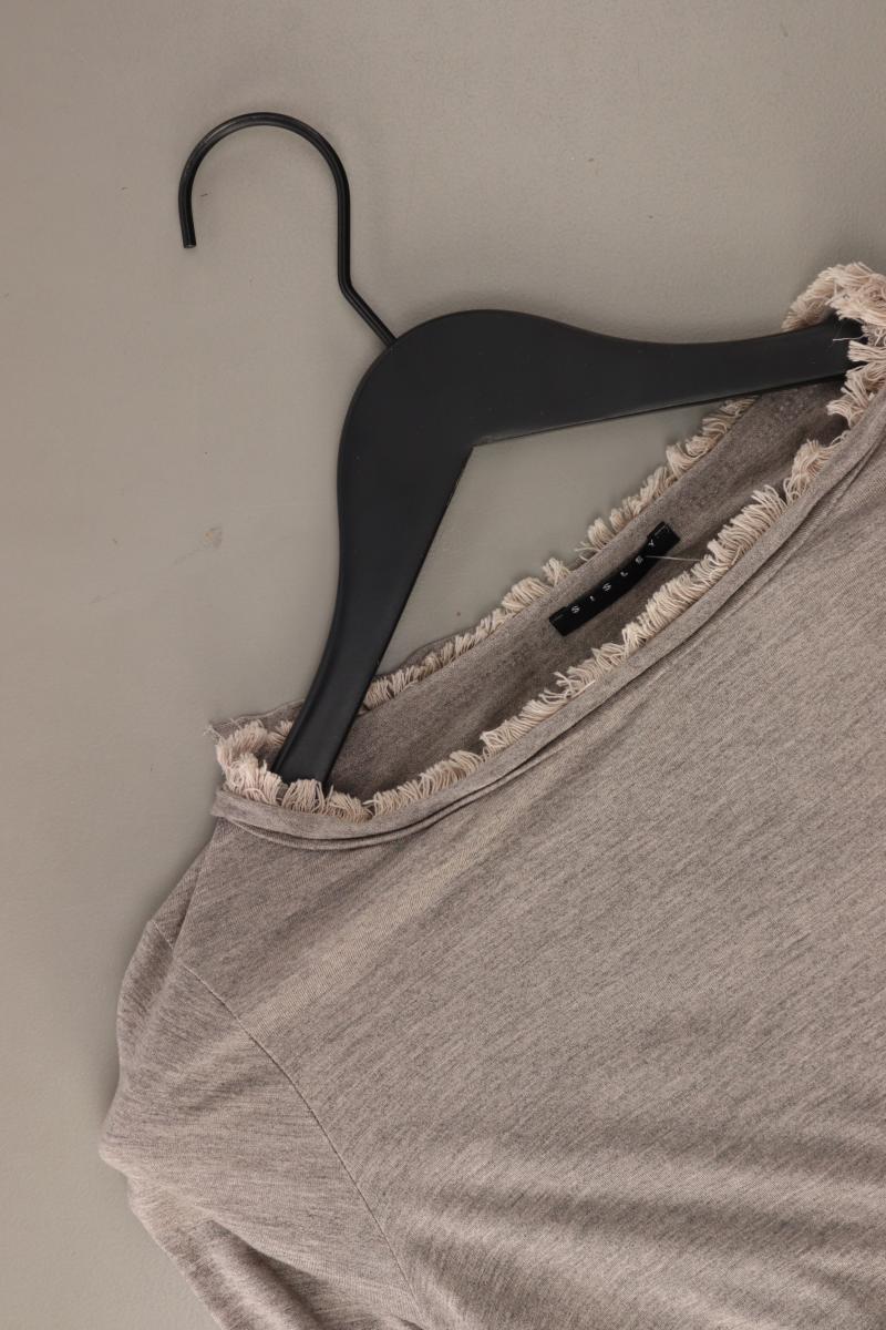 Sisley Longsleeve-Shirt Gr. XS Langarm creme aus Viskose