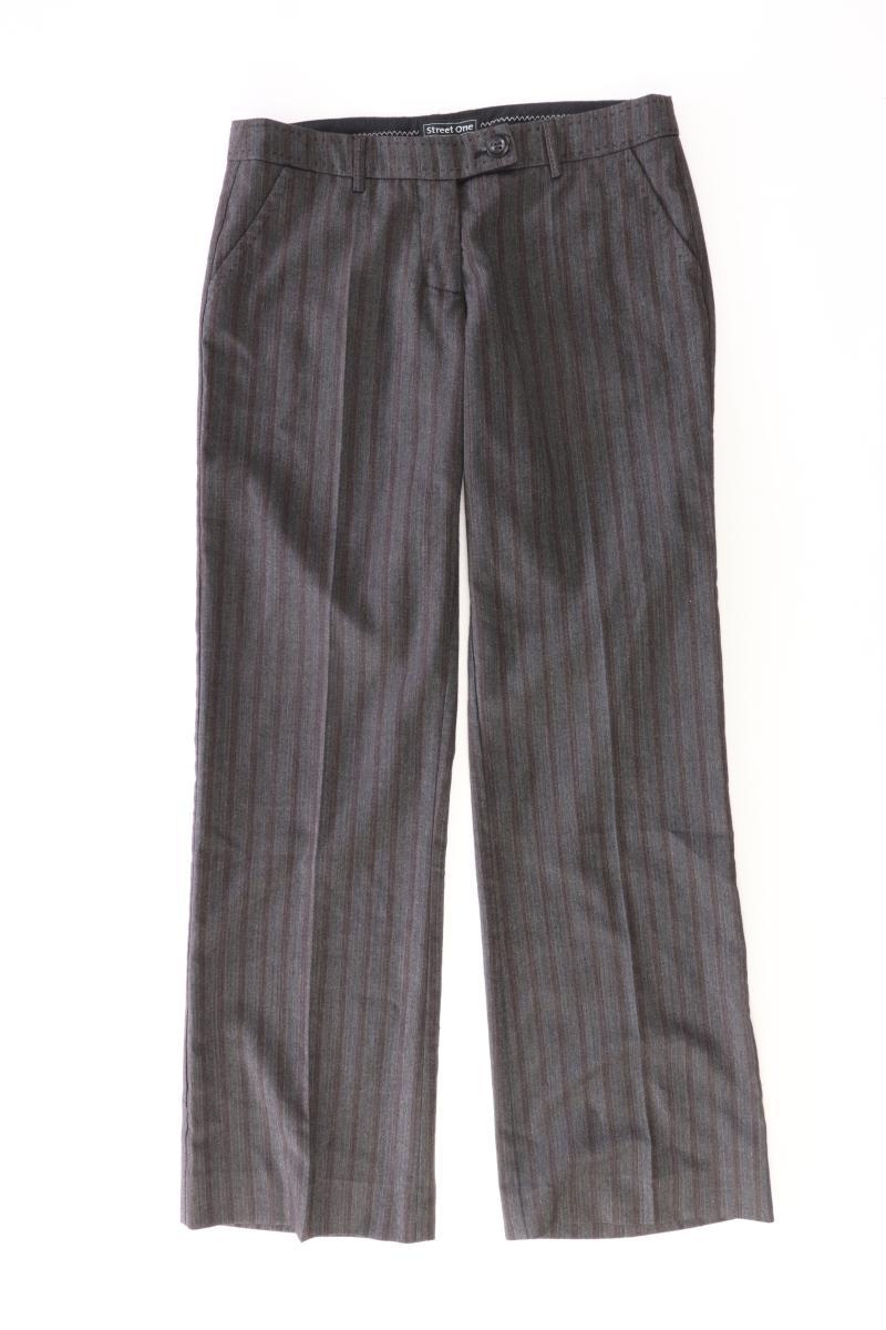 Street One Anzughose Gr. 34 Vintage grau aus Polyester