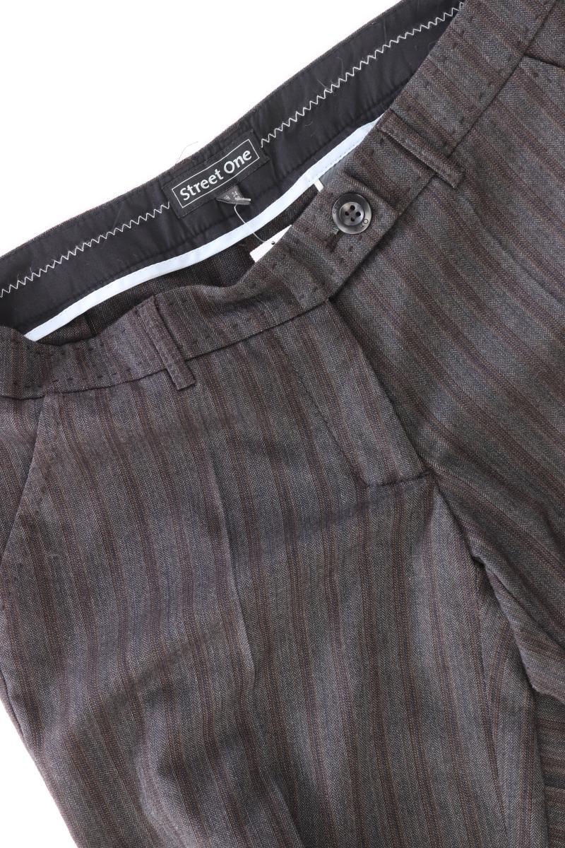 Street One Anzughose Gr. 34 Vintage grau aus Polyester