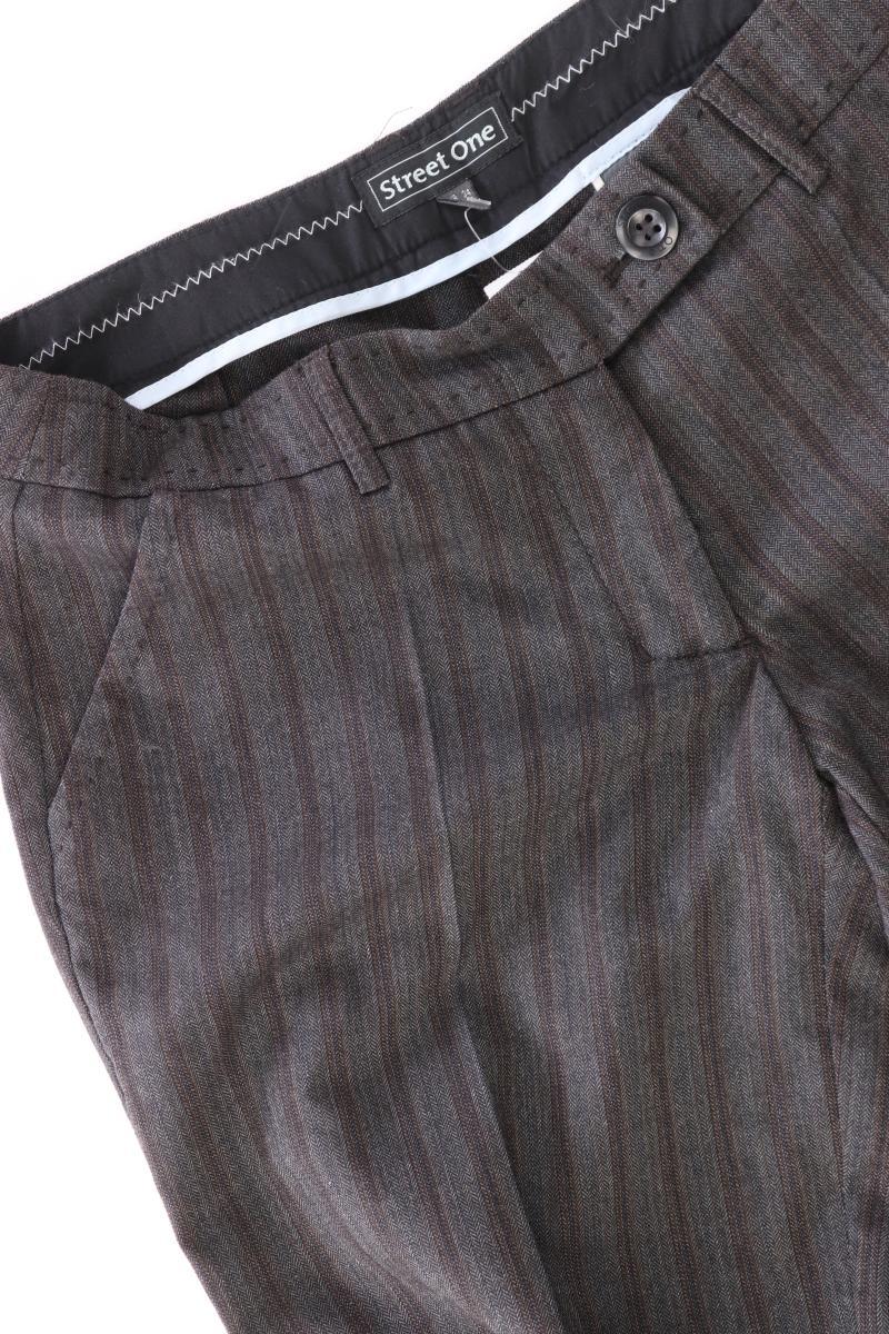 Street One Anzughose Gr. 34 Vintage grau aus Polyester