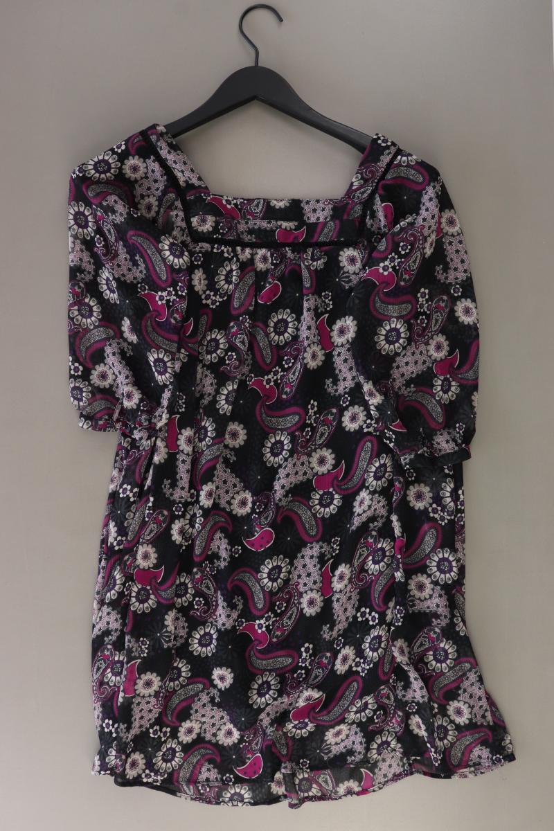 Pimkie Bluse Gr. 34 mit Blumenmuster lila aus Polyester
