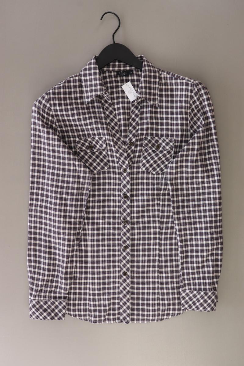 Bexleys Karobluse Gr. 38 kariert Langarm blau aus Baumwolle