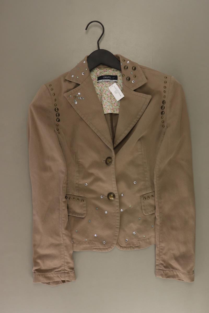 Orwell Übergangsjacke Gr. 36 braun aus Baumwolle