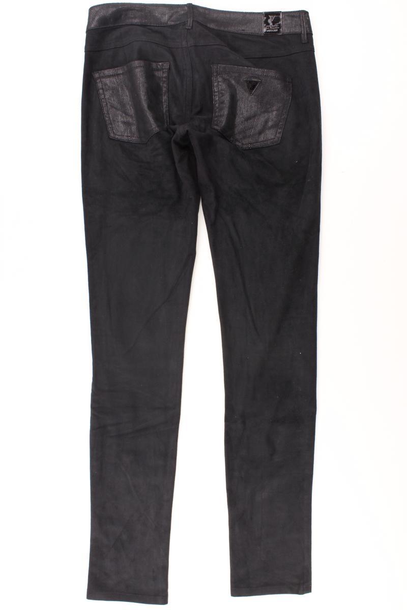 Guess Kunstlederhose Gr. W26 schwarz aus Polyester