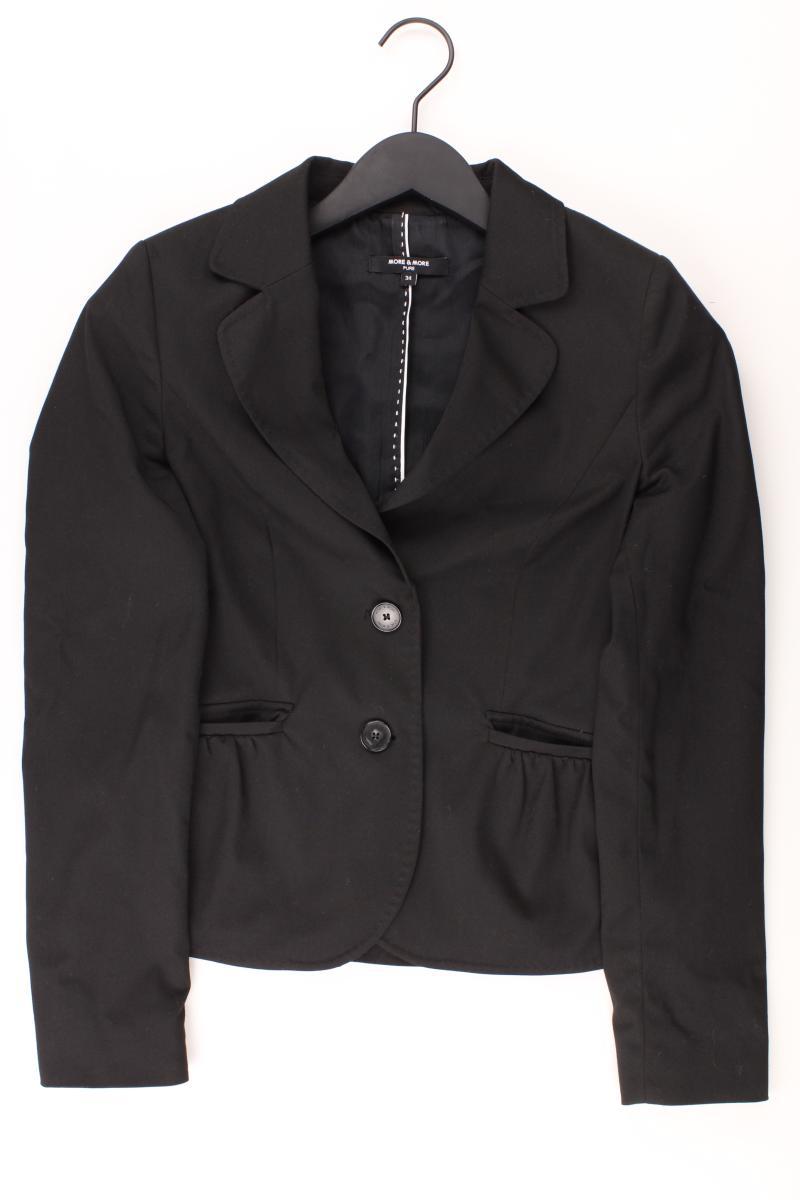 More&More Blazer Gr. 34 schwarz aus Polyester