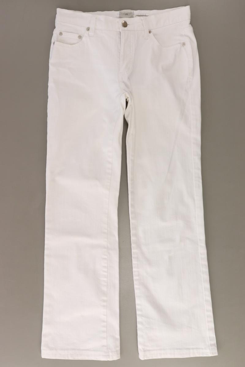 Street One Straight Jeans Gr. W26 weiß aus Baumwolle
