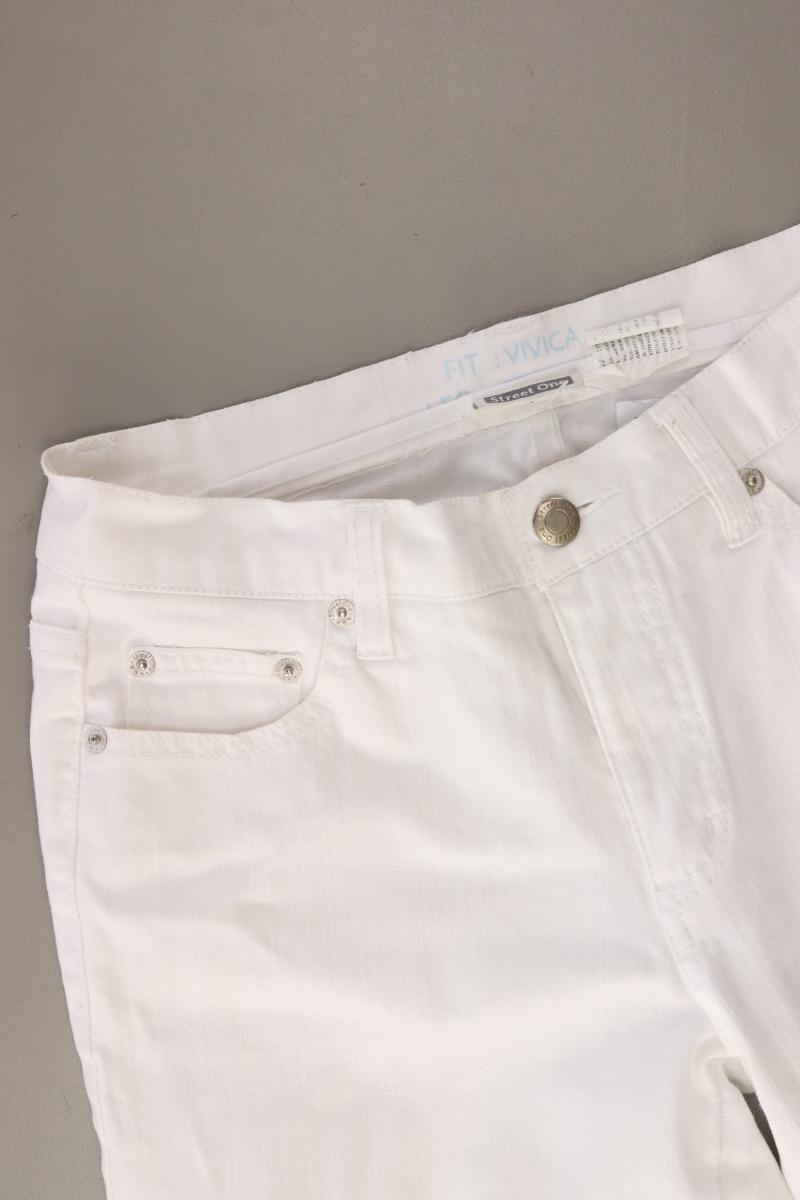 Street One Straight Jeans Gr. W26 weiß aus Baumwolle