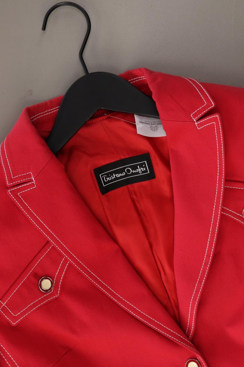 Tristano Onofrei Classic Blazer Gr. 36 rot aus Baumwolle