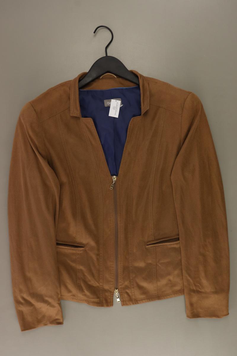 Gelco Übergangsjacke Gr. 42 braun aus Polyester