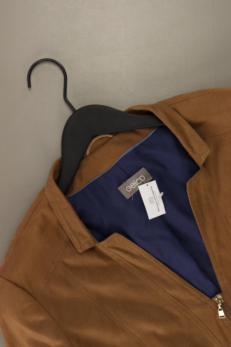 Gelco Übergangsjacke Gr. 42 braun aus Polyester